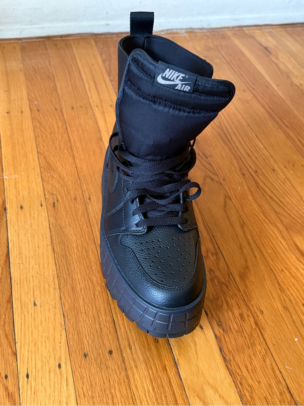 Nike Black High-Top Platform Sneaker